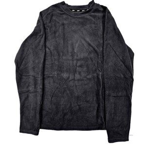 Men Thermal Shirt Winter Warm Base Layer Ultra Soft Moisture Wicking, Black, NWT
